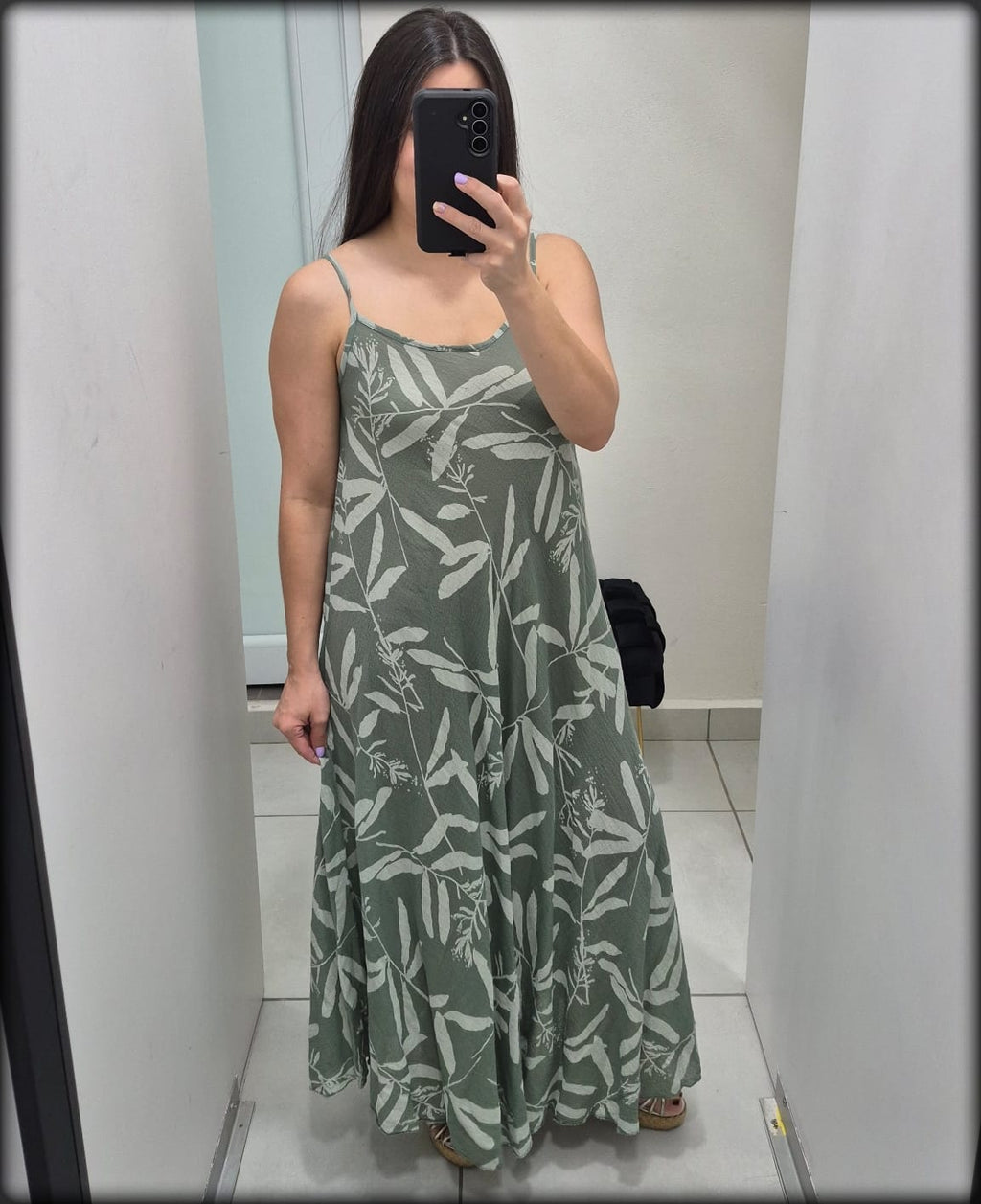 Maxidress Made In Italy 100% Algodon