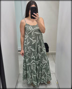 Maxidress Made In Italy 100% Algodon