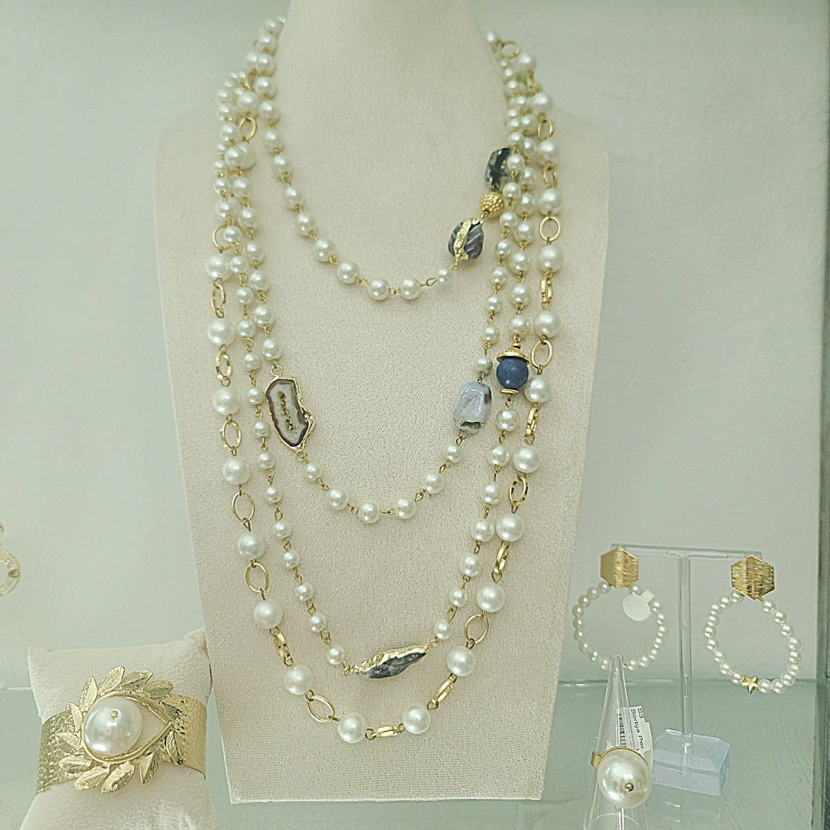Collar Perlas Layer Made in Turquia