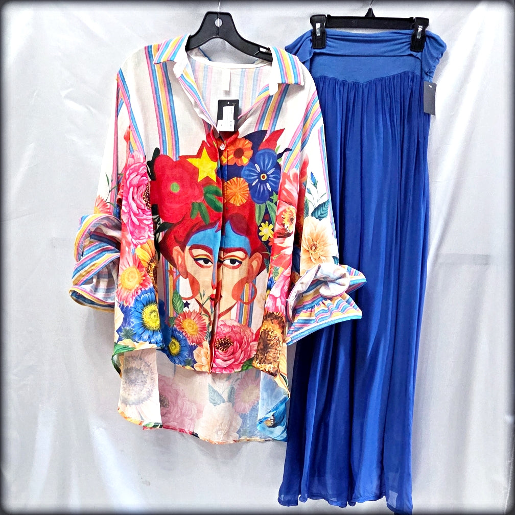 Palazzo Made In Italy 70% Viscosa 30% Seda