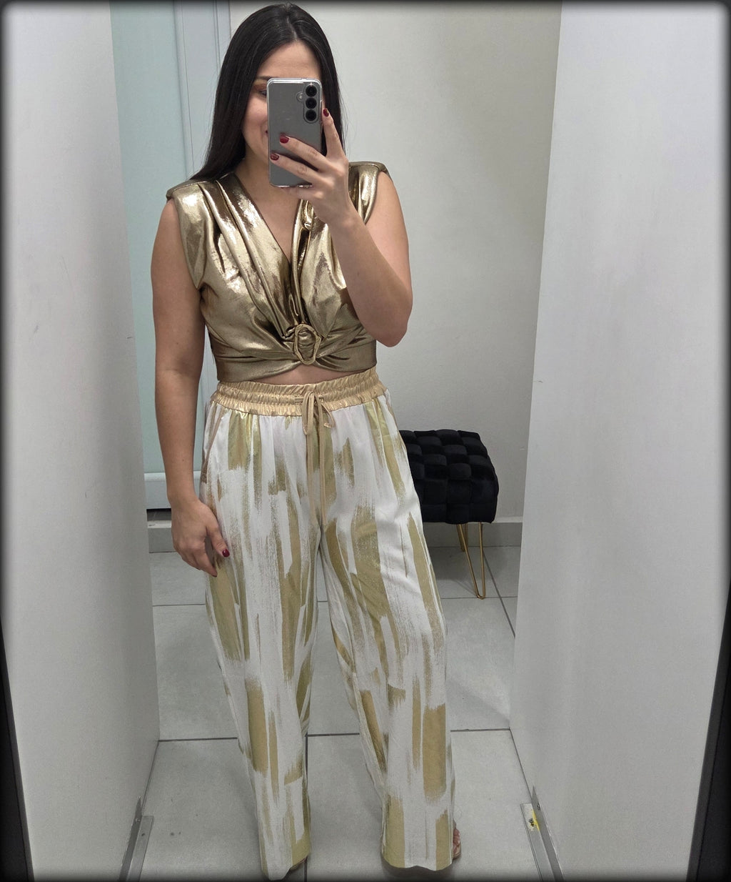 Pantalon Largo Made In Italy