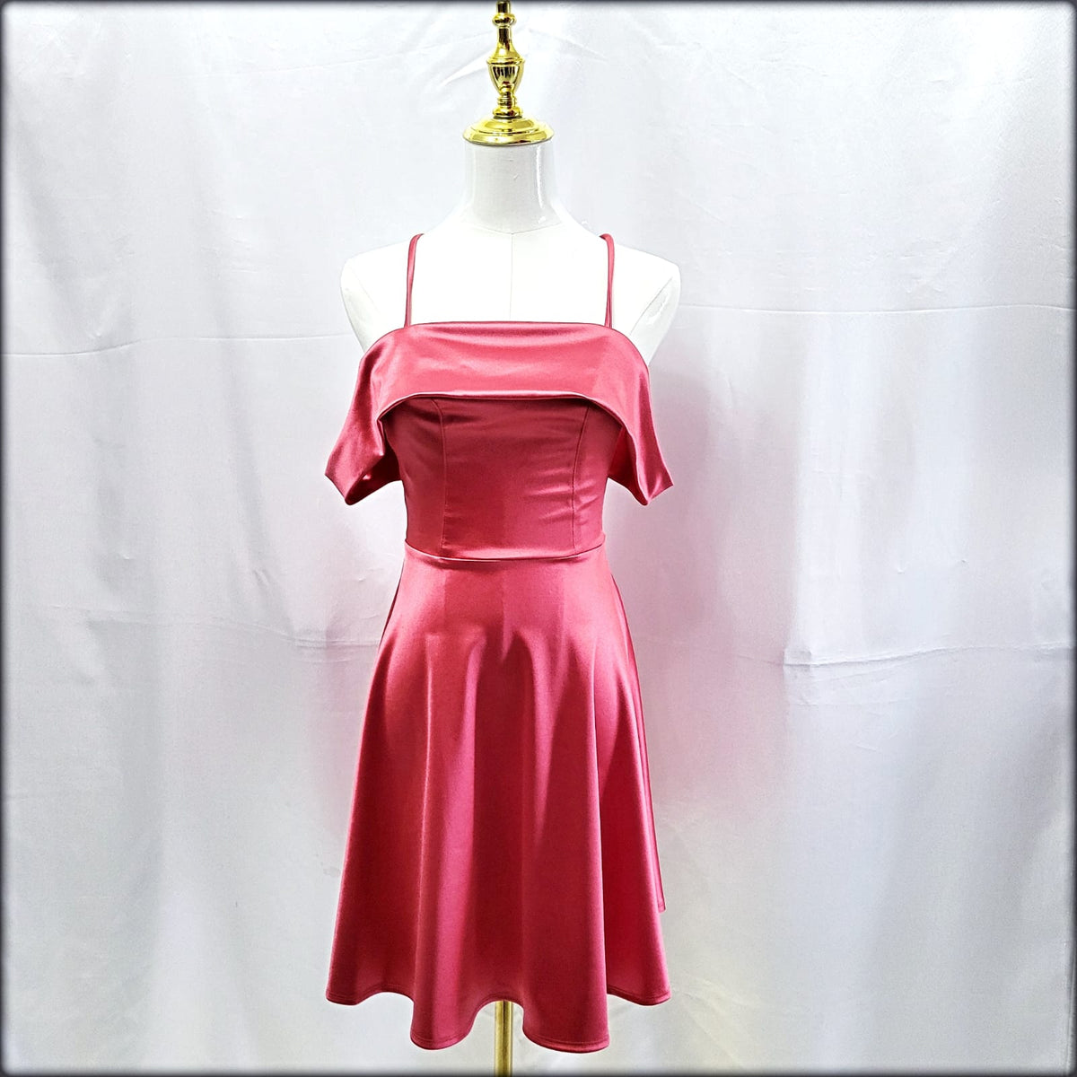 VESTIDO CORTO OFFSHOULDER