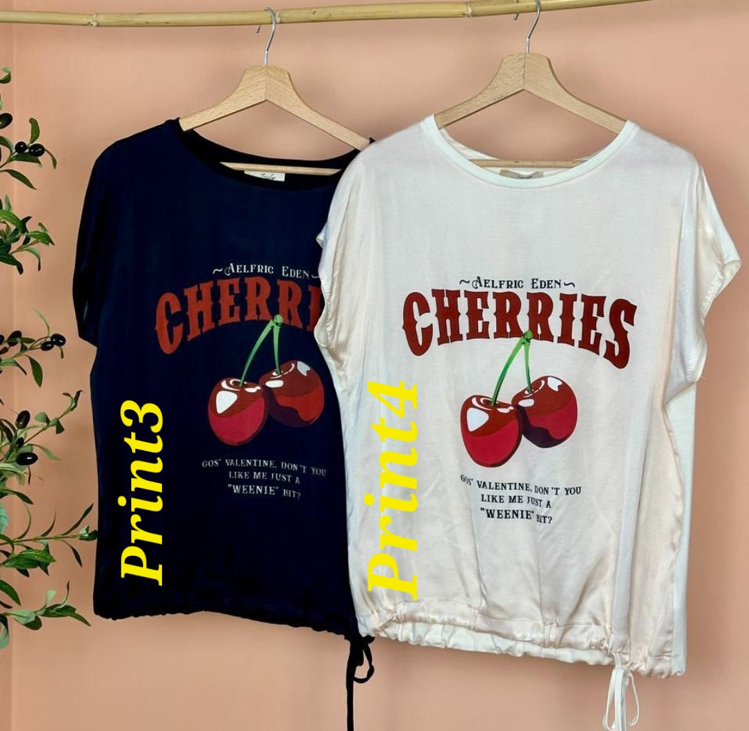 BLUSA MADE IN ITALY ESTAMPADO TELA VISCOSA