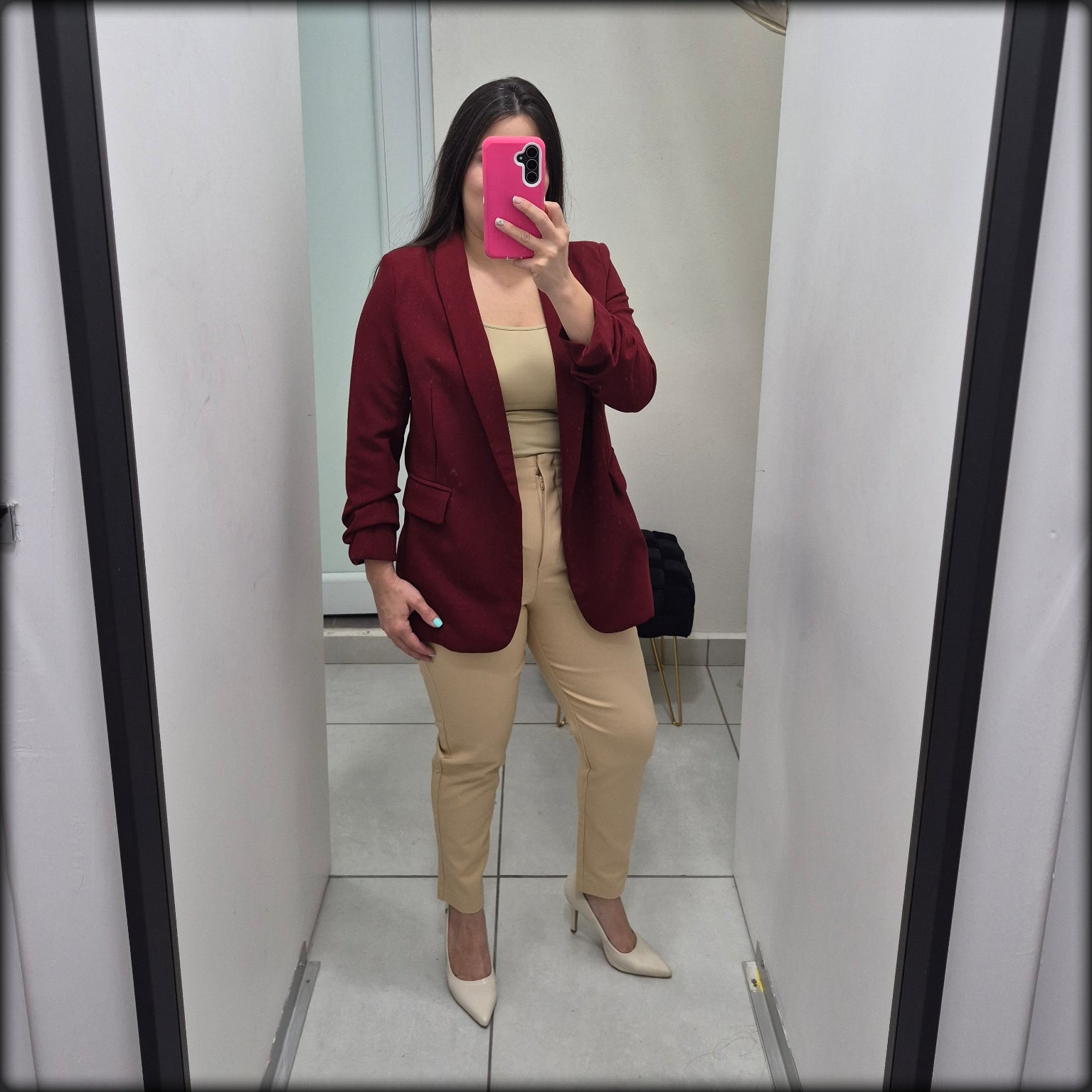 CHAQUETA BURGUNDY