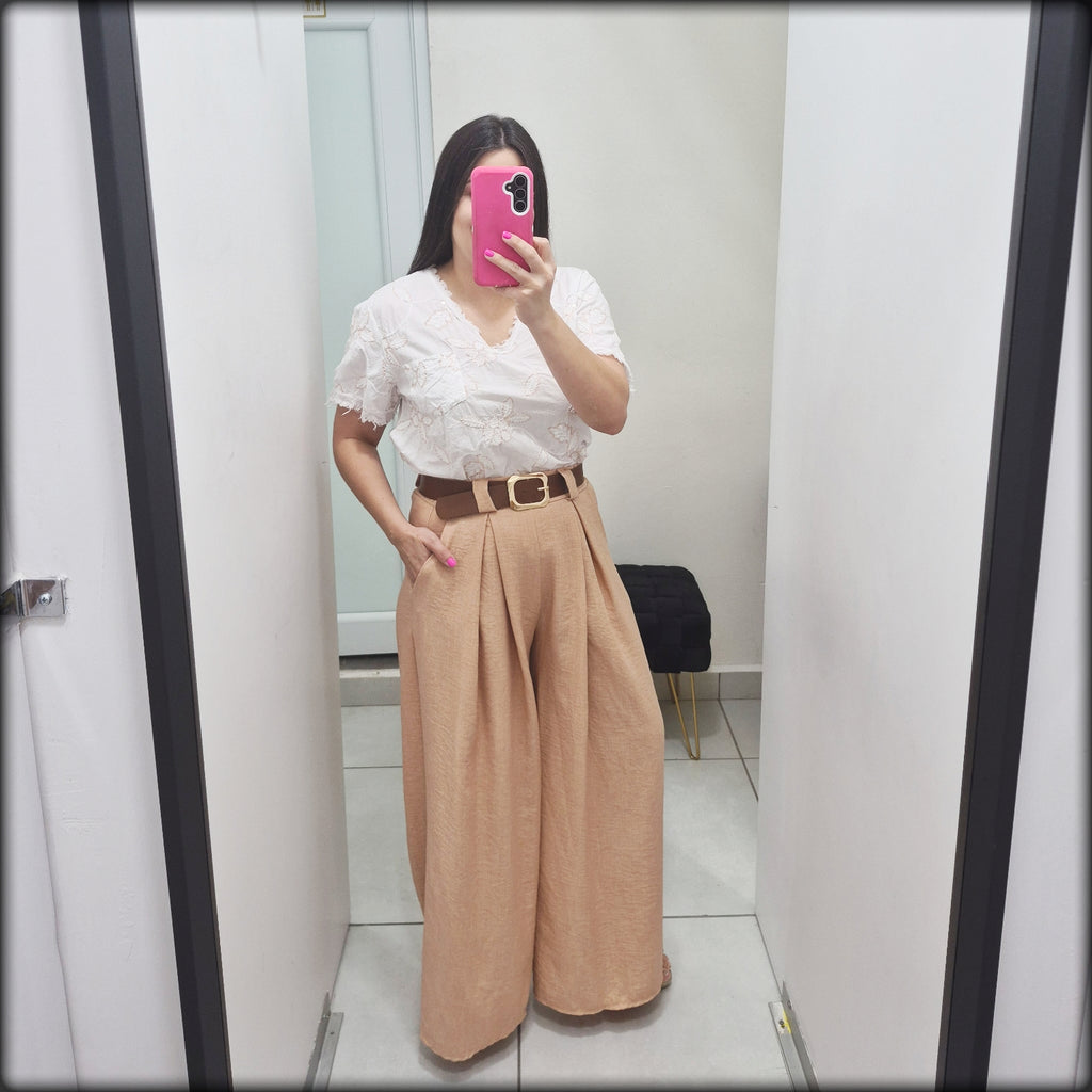 Blusa Bordada Made In Intaly 100% Algodon