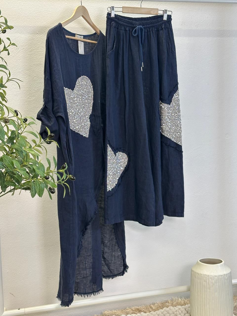 Set Made In Italy 100% Lino