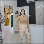 Pantalon Largo Straight estampado Bambi
