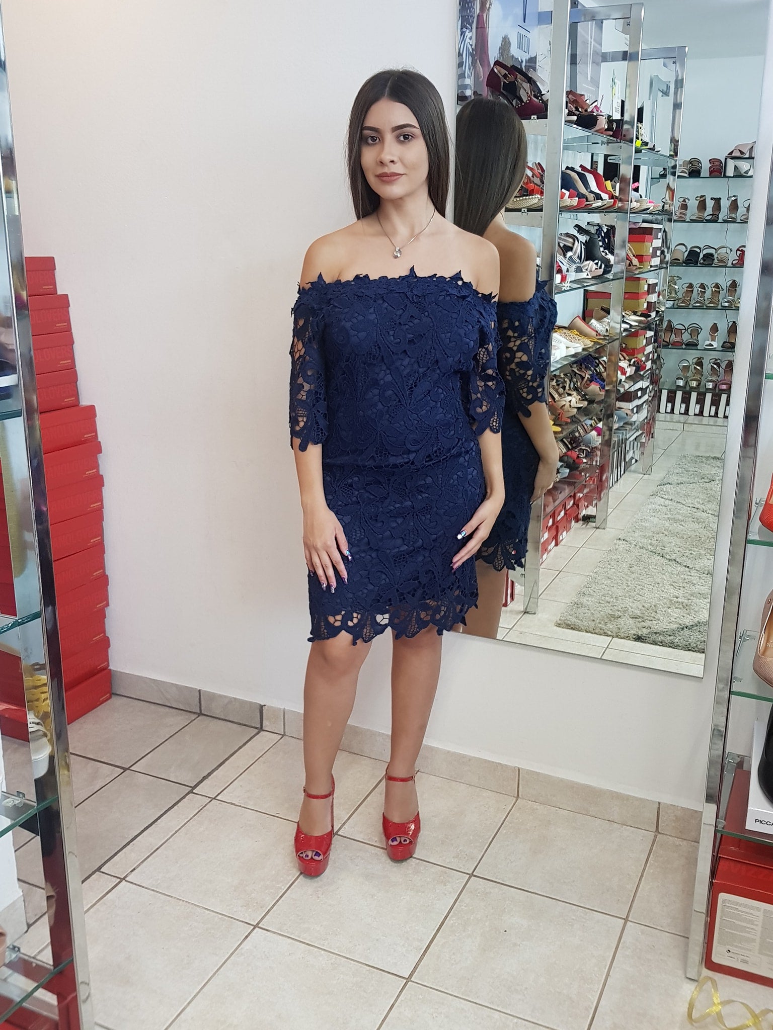 VESTIDO BATA ENCAJE