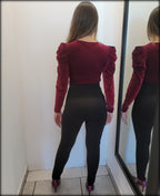 Pantalon Highwaist Negro Spandex