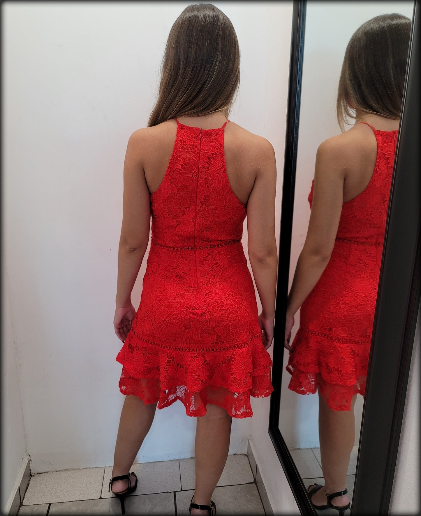 VESTIDO ROJO CROCHET