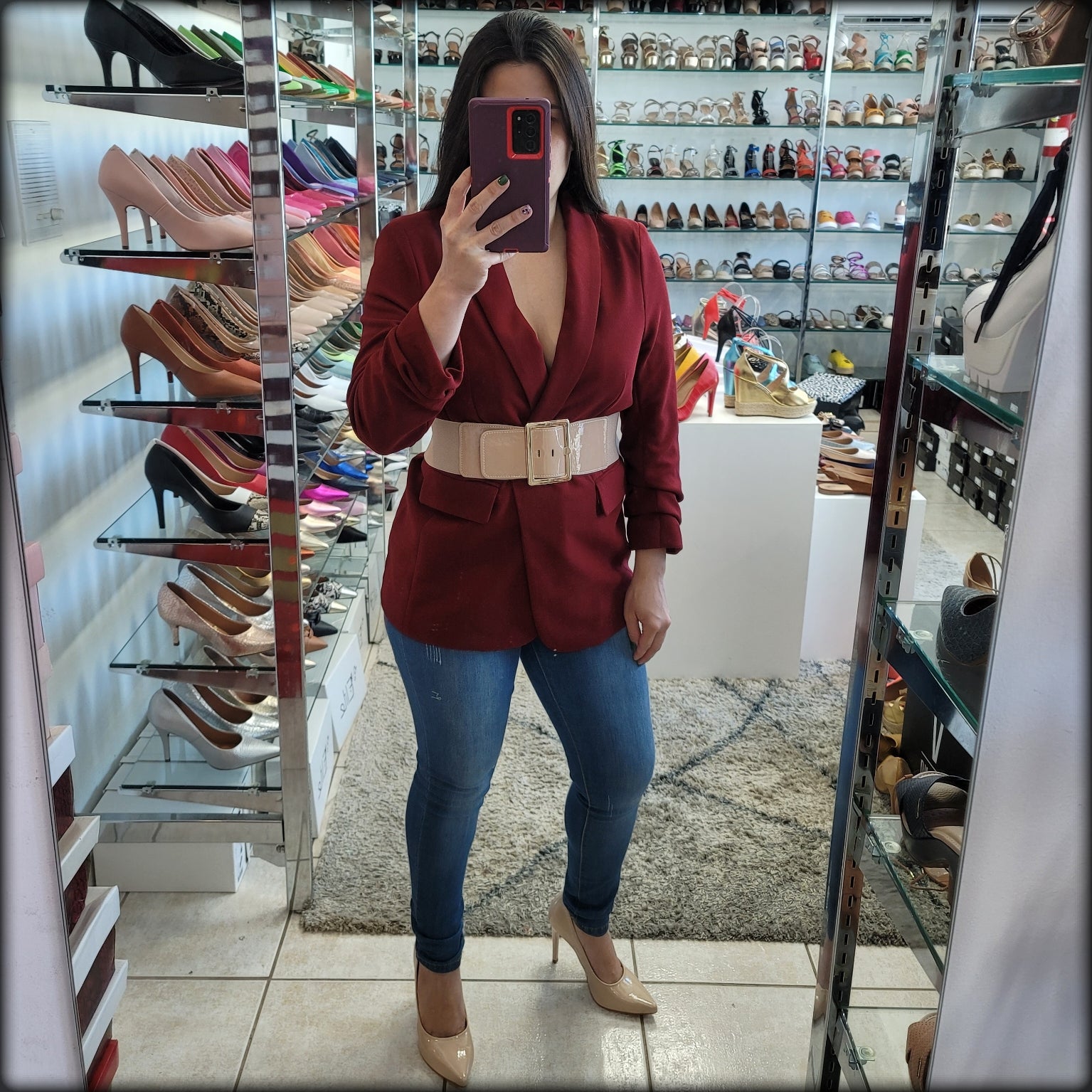 CHAQUETA BURGUNDY