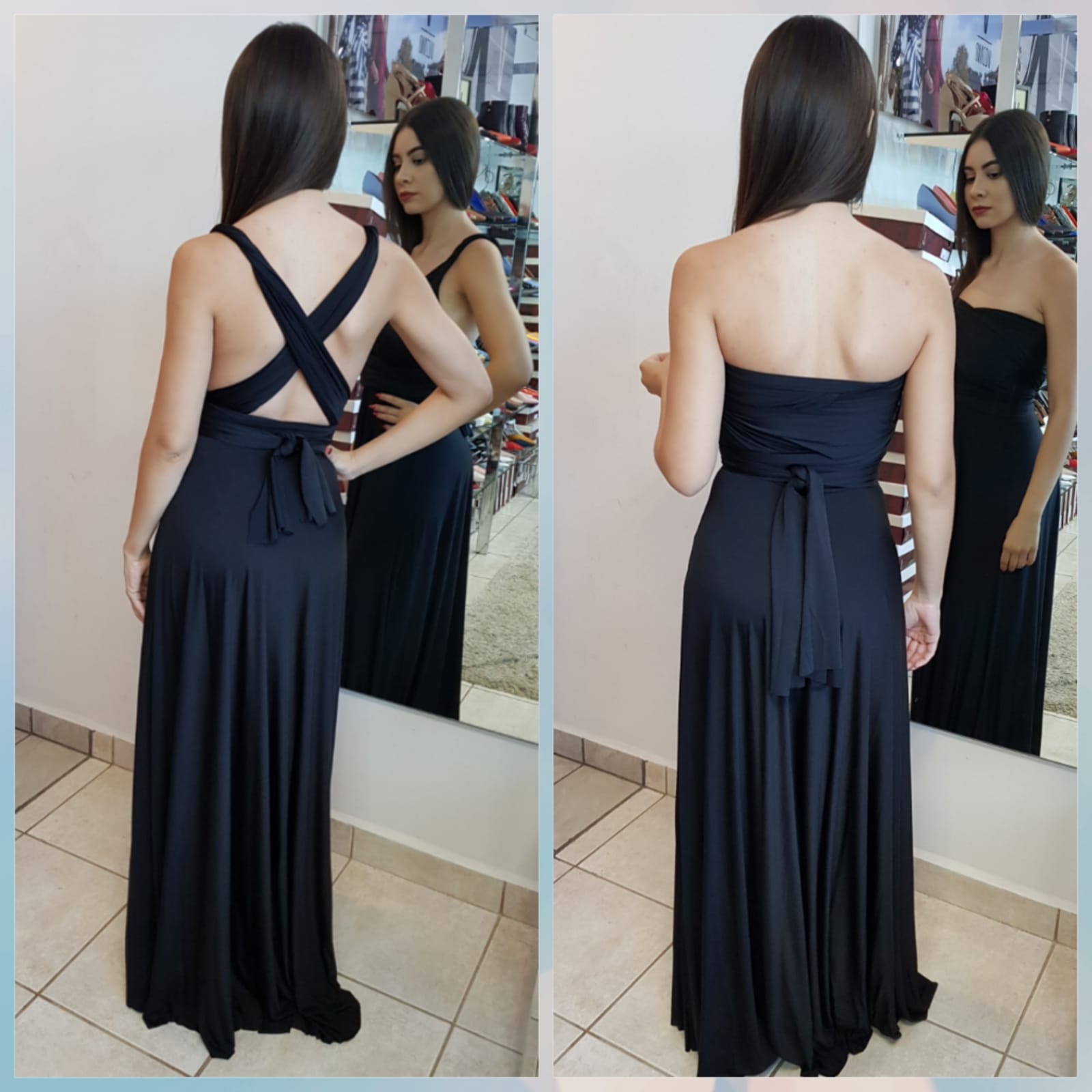 INFINITY DRESS BLACK