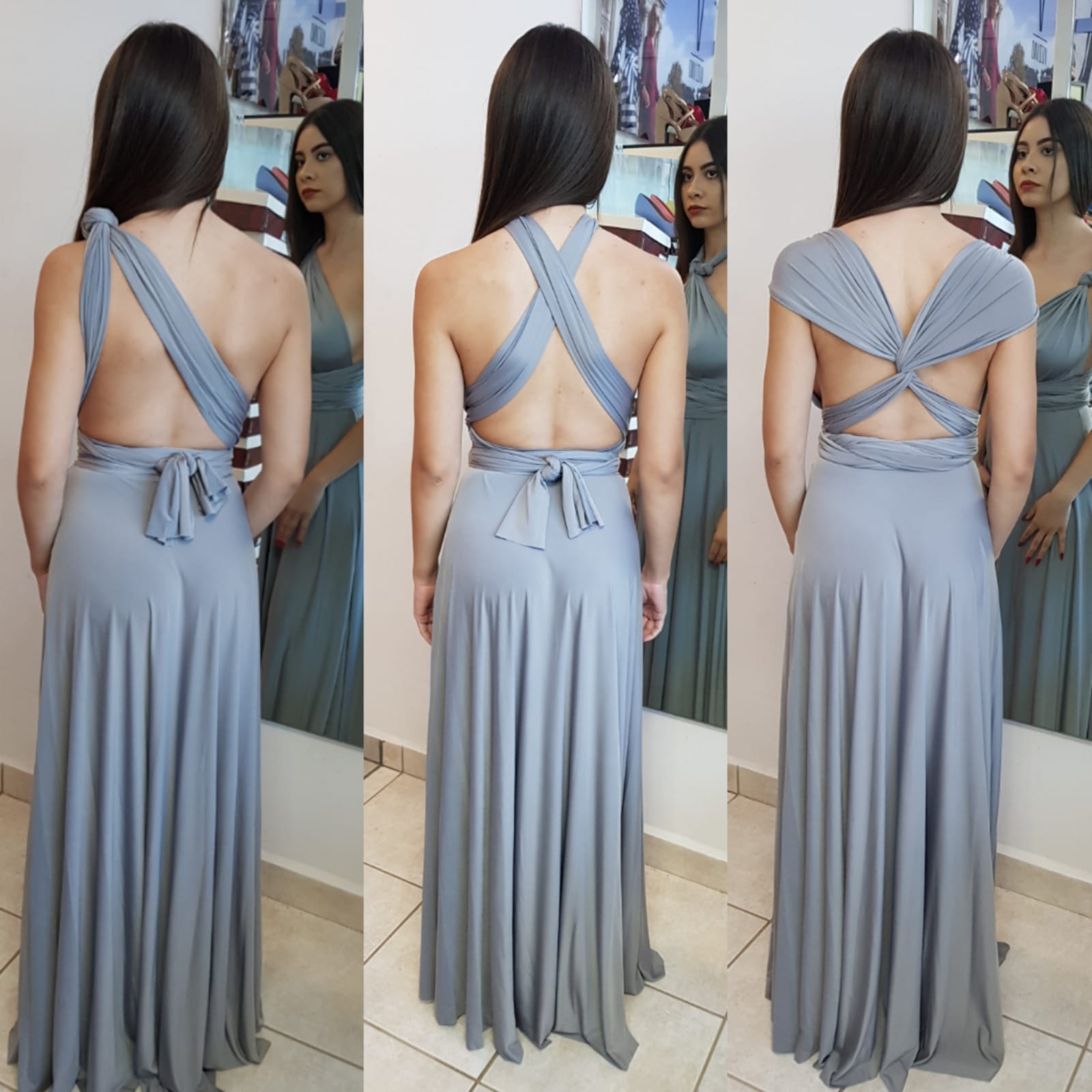 Grey infinity dress outlet