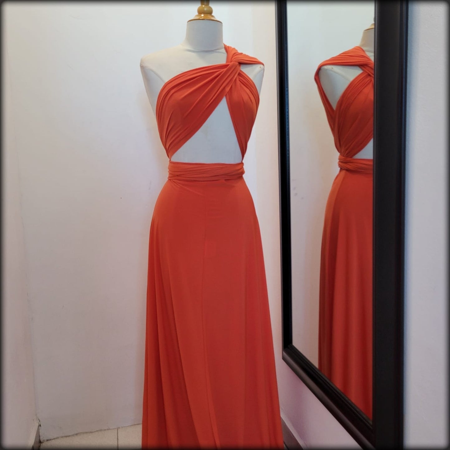 INFINITY DRESS ORANGE