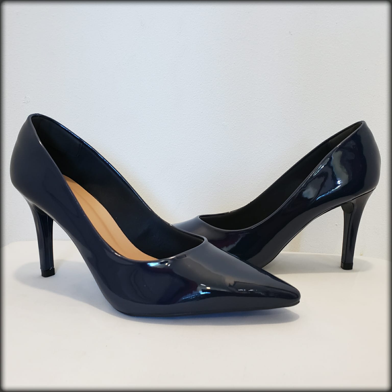 Elite 3" Verniz Anzelli Navy