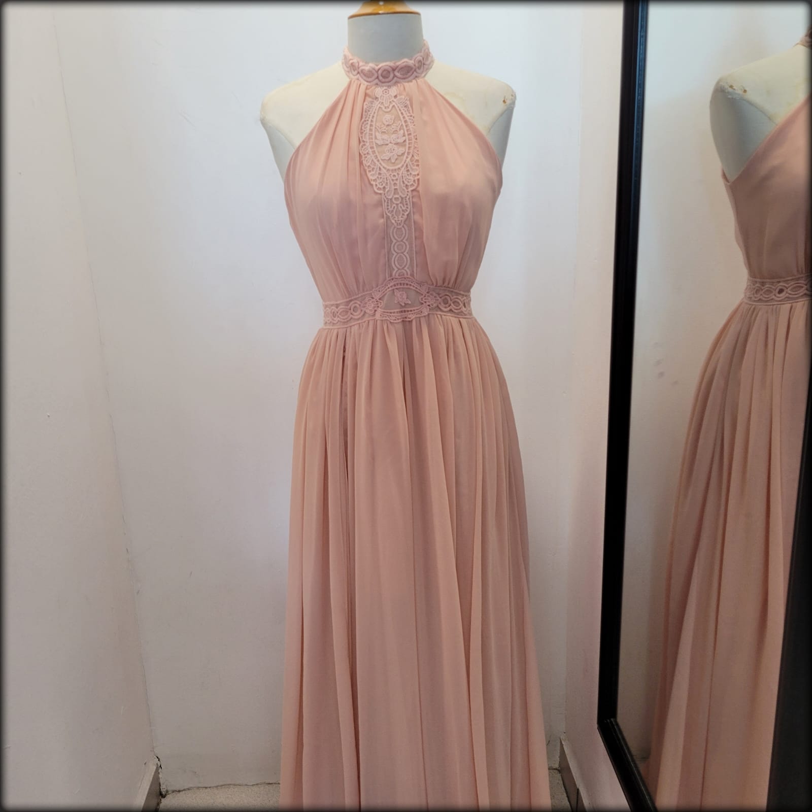 VESTIDO LARGO HALTER