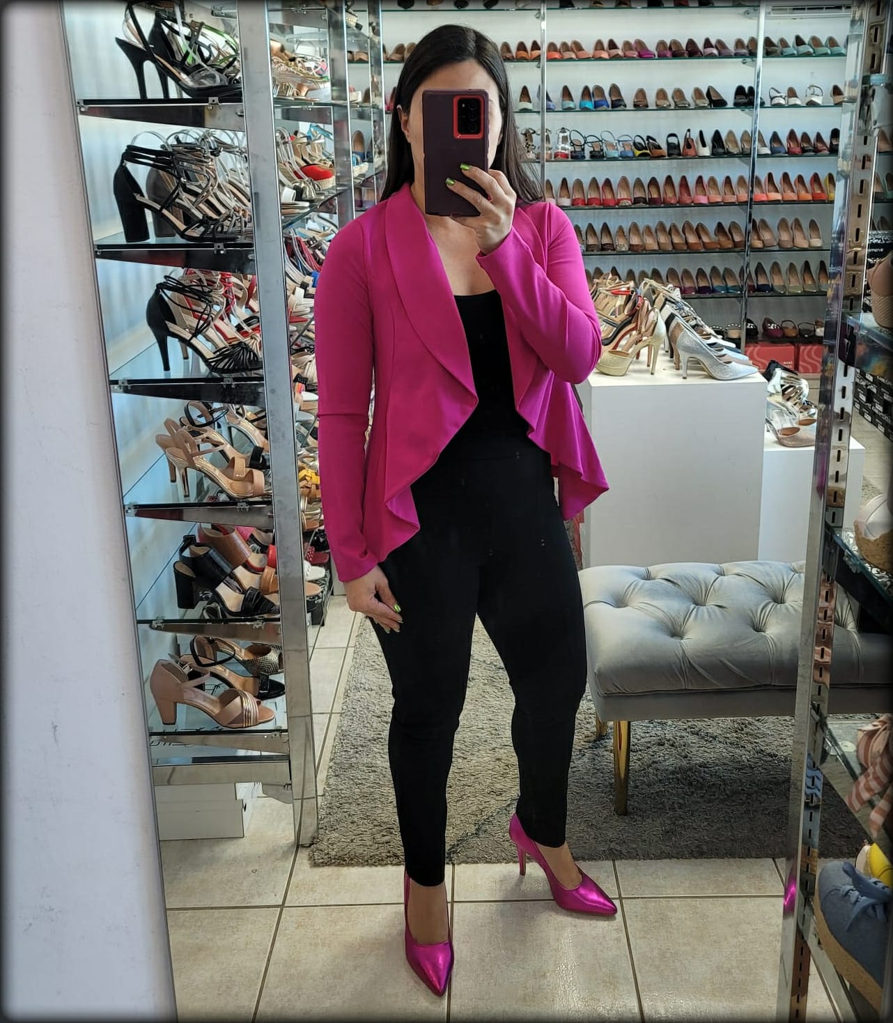 CHAQUETA FUCSIA