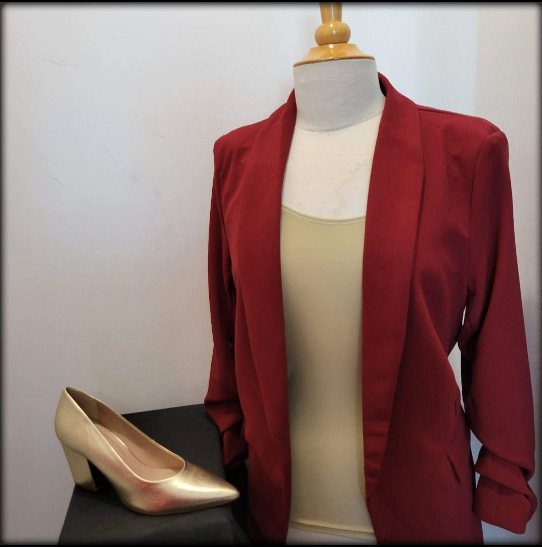 CHAQUETA BURGUNDY